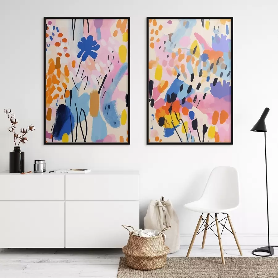 Fototapeta Żywe kolory tańczące w harmonii d00268