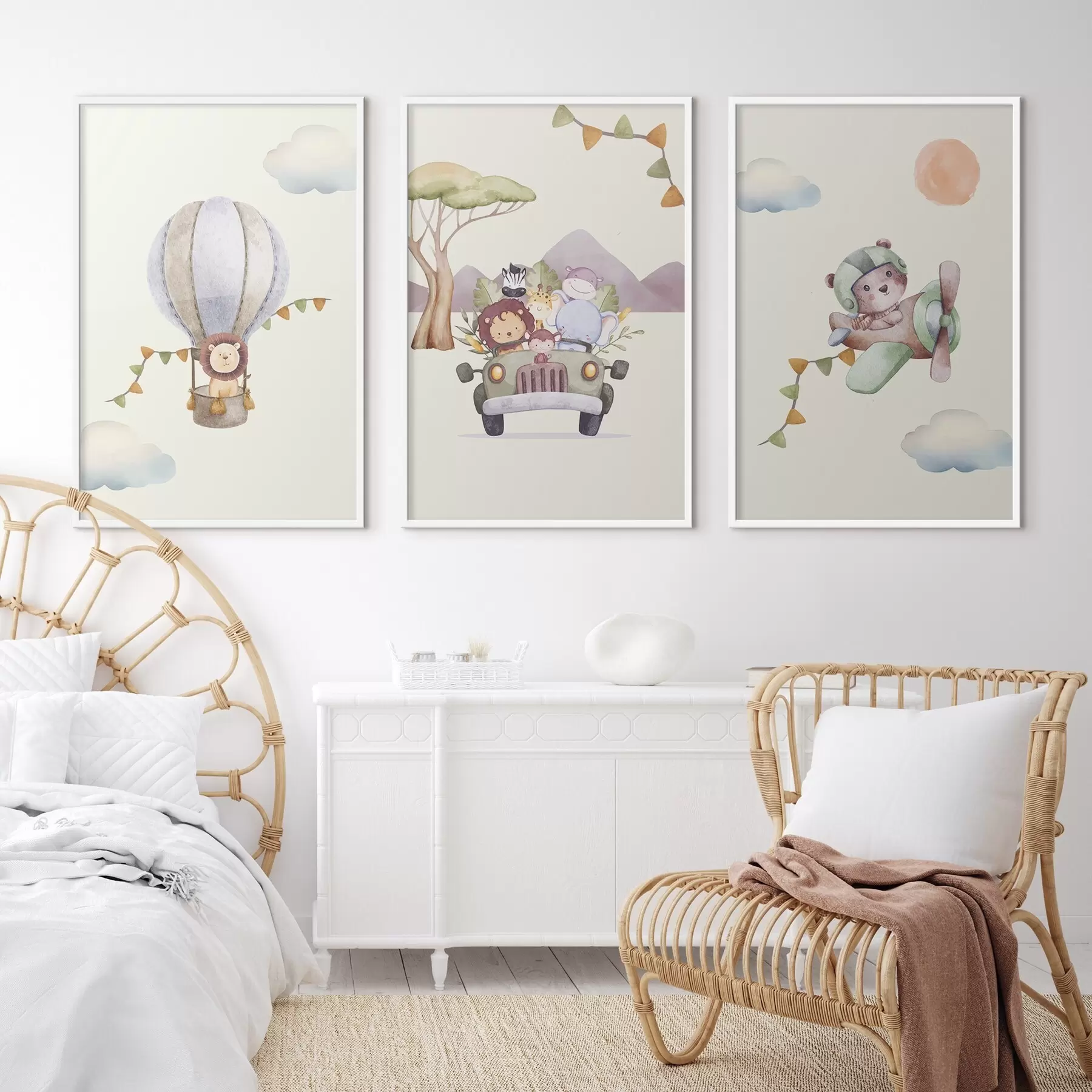 Fototapeta Przygody przez senne niebo i drogi d00295