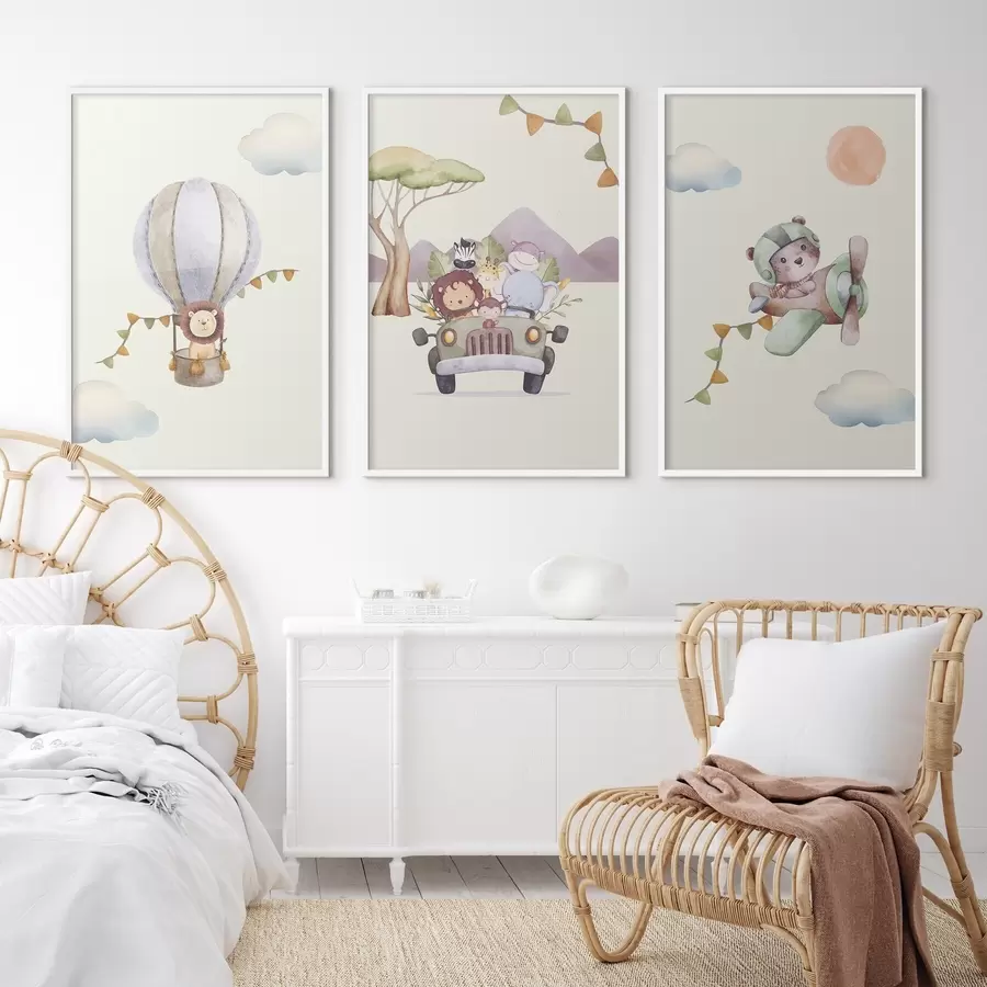 Fototapeta Przygody przez senne niebo i drogi d00295