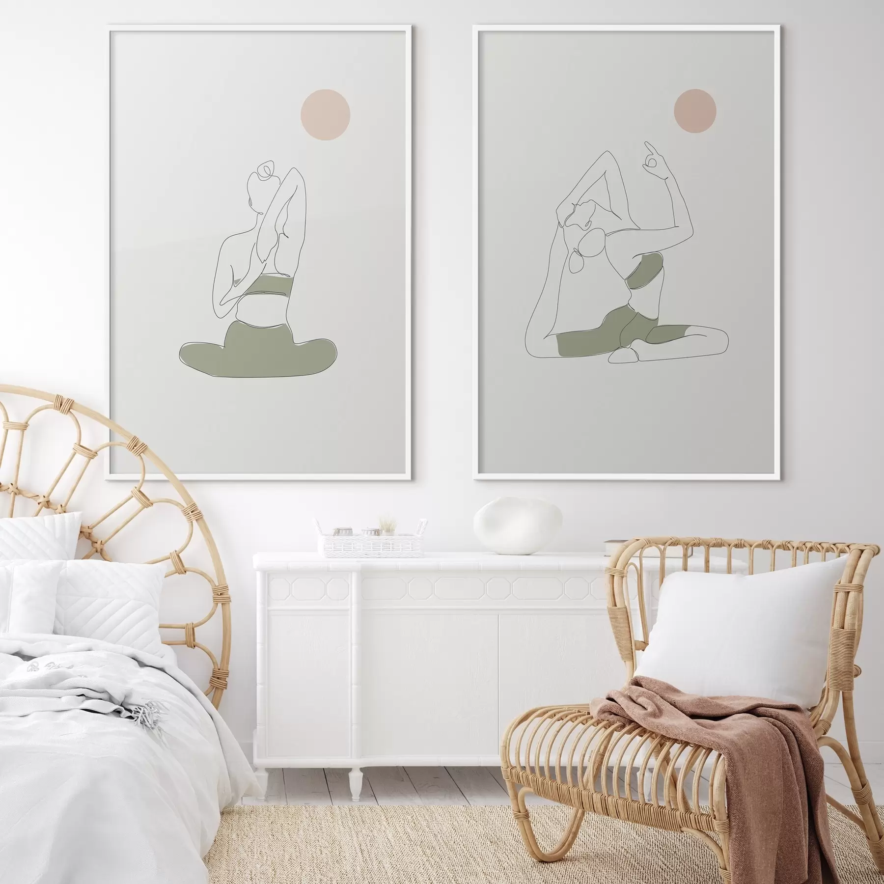 Fototapeta Świadome ruchy w spokojnych pozycjach d00300