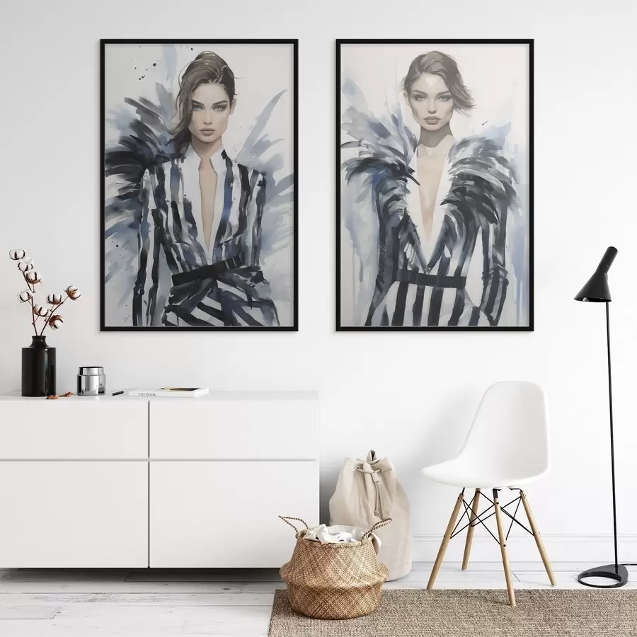 Fototapeta Stylowe modelki d00439