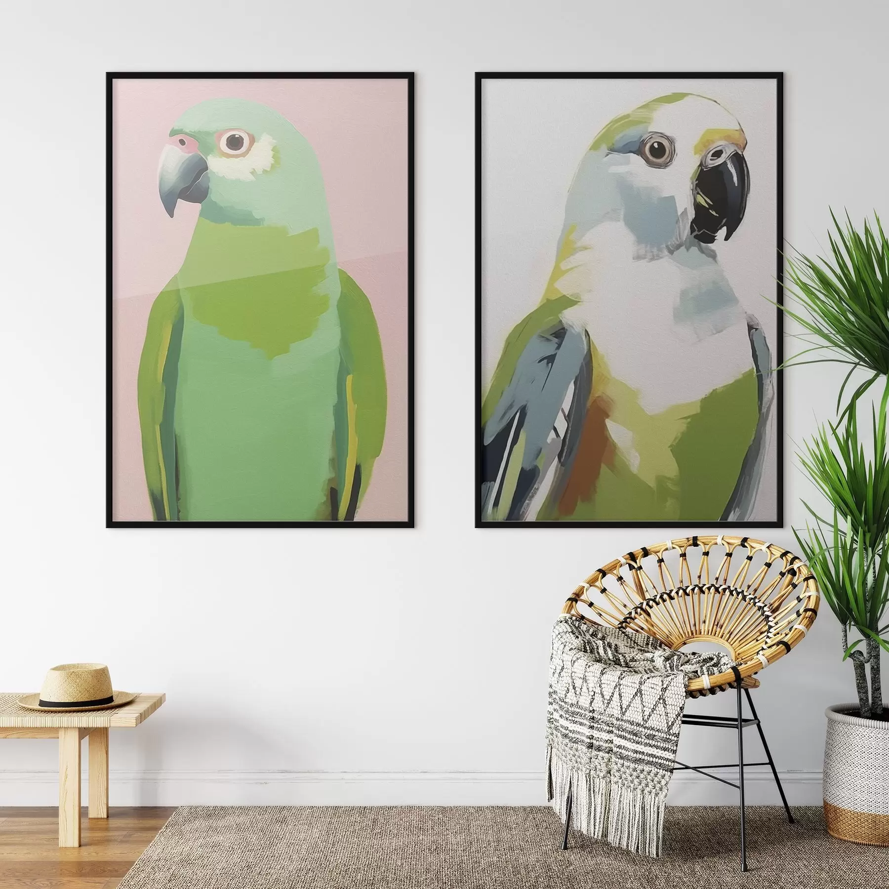 Fototapeta Papugi tropikalne d00441