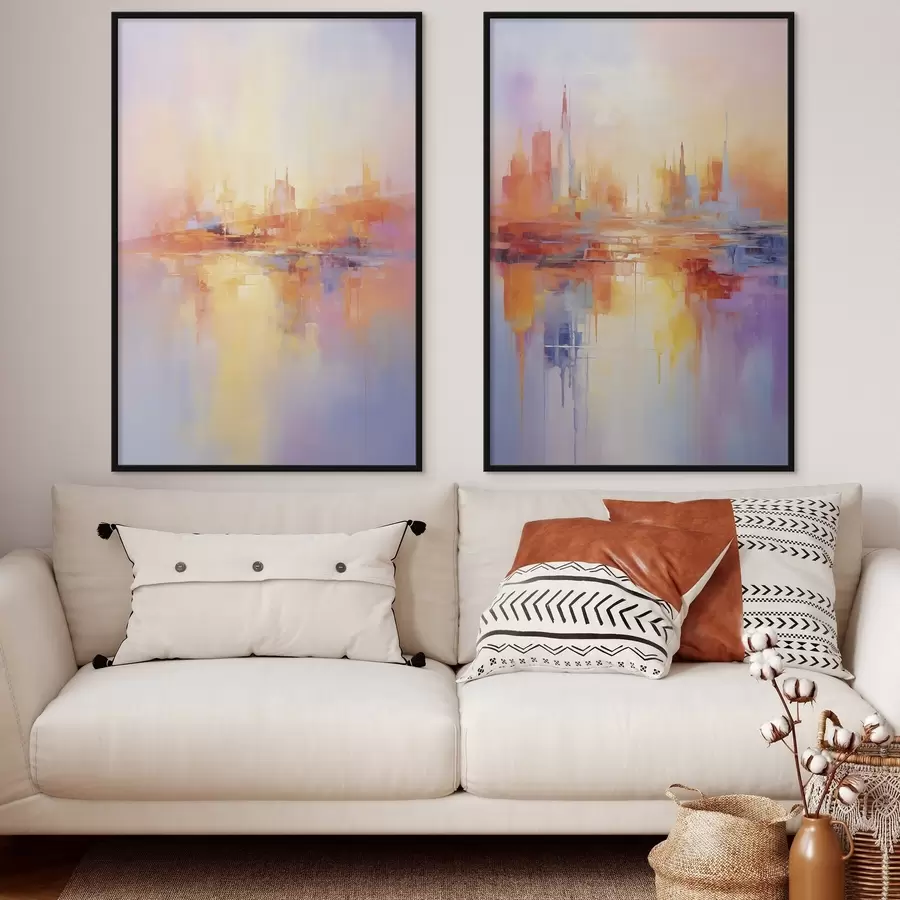 Fototapeta Wielokolorowe miasta d00462