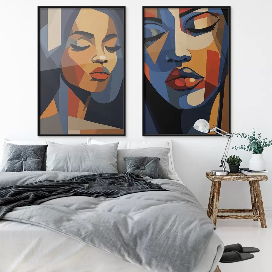 Fototapeta Kolorowe portrety w stylu pop art d00467