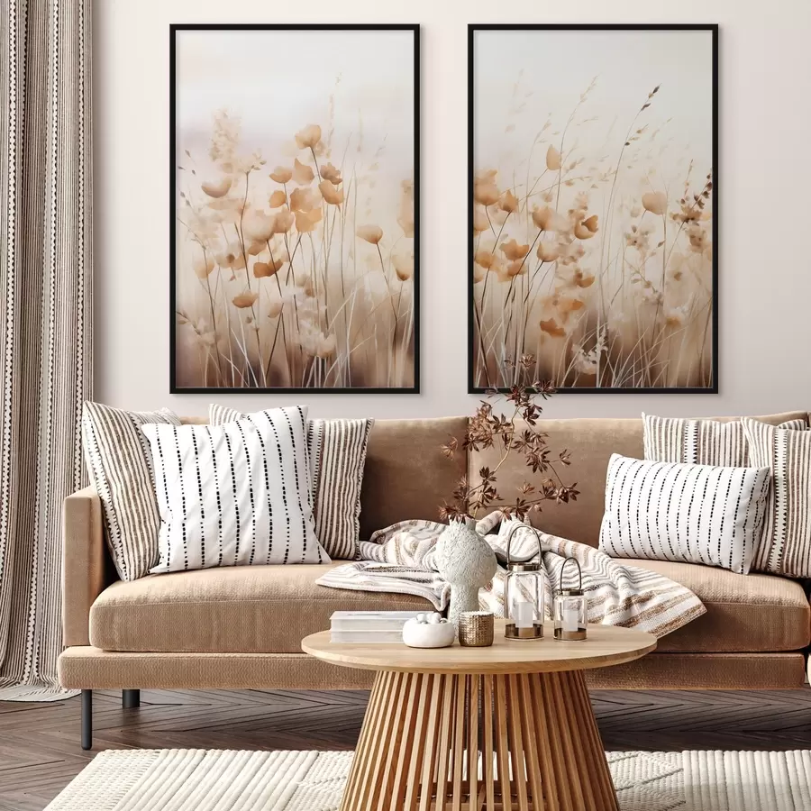 Fototapeta Abstrakcyjne kwiaty polne d00481