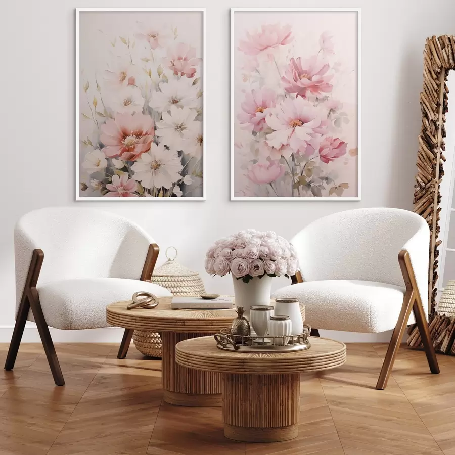 Fototapeta Delikatny obraz imitujący kwiaty d00504