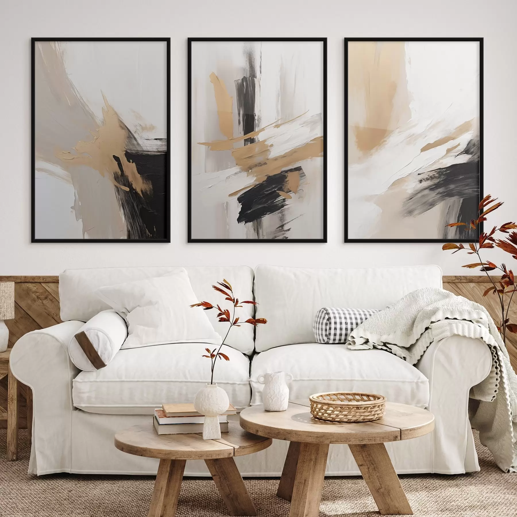 Fototapeta Nowoczesna abstrakcja imitująca pociągnięcia pędzla d00505