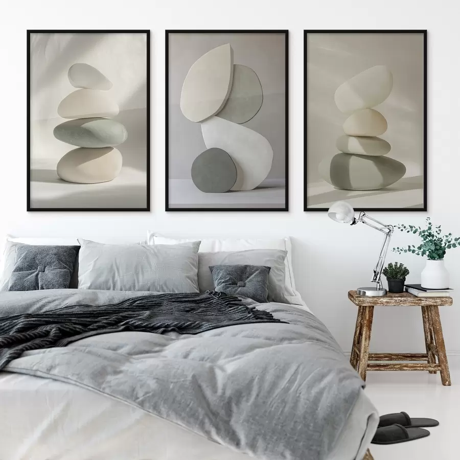 Fototapeta Kamienie estetyczne Pealistic, dekoracja domu, naturalne oświetlenie d00418