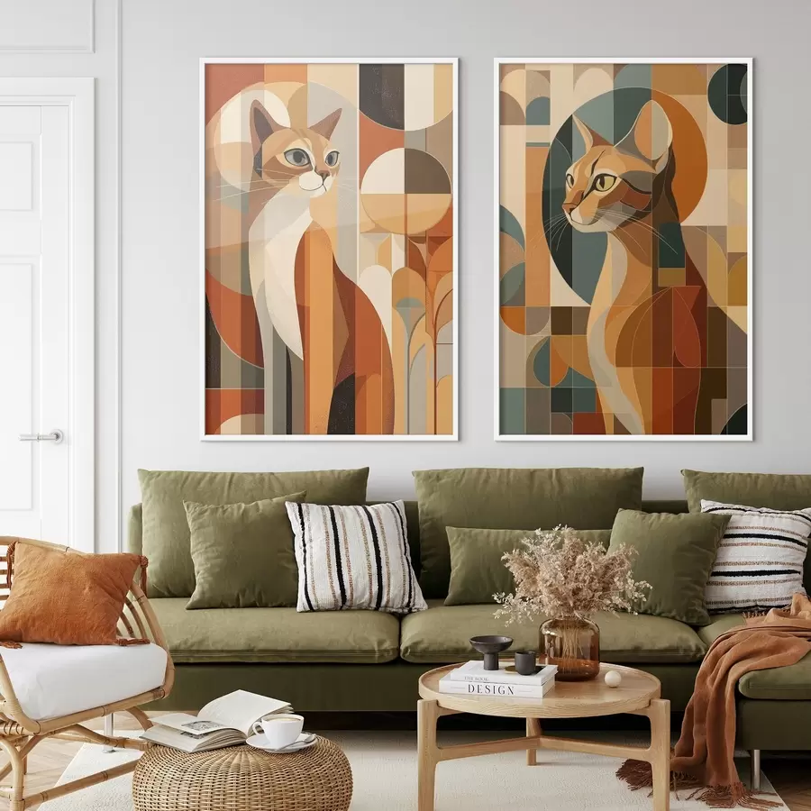 Fototapeta Abstrakcyjne koty d00841