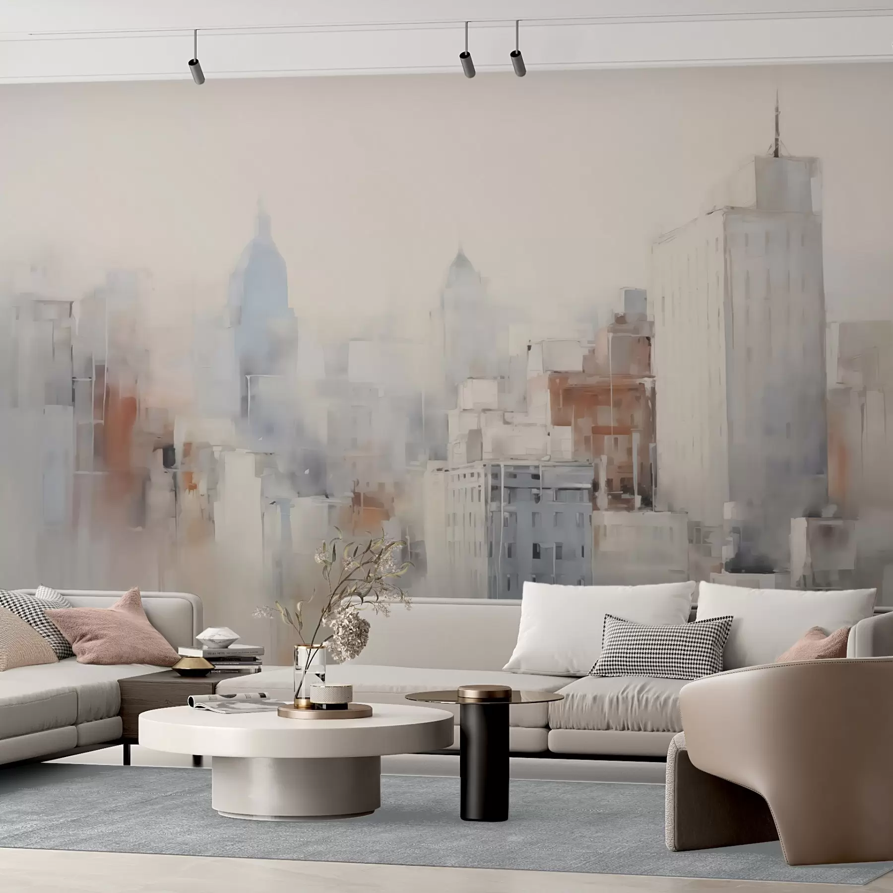 Fototapeta Abstrakcyjna imitacja malarstwa miejskiego w04897