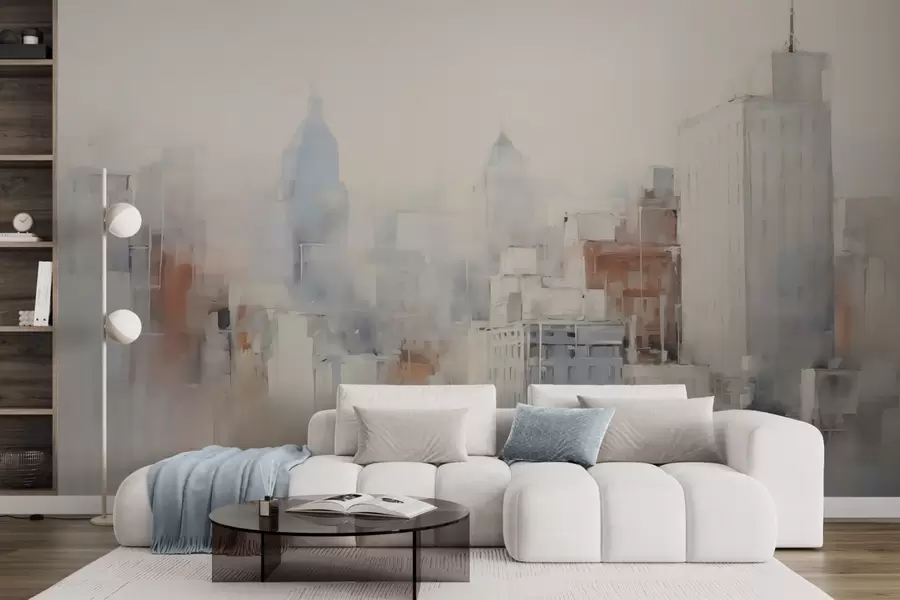 Fototapeta Abstrakcyjna imitacja malarstwa miejskiego w04897