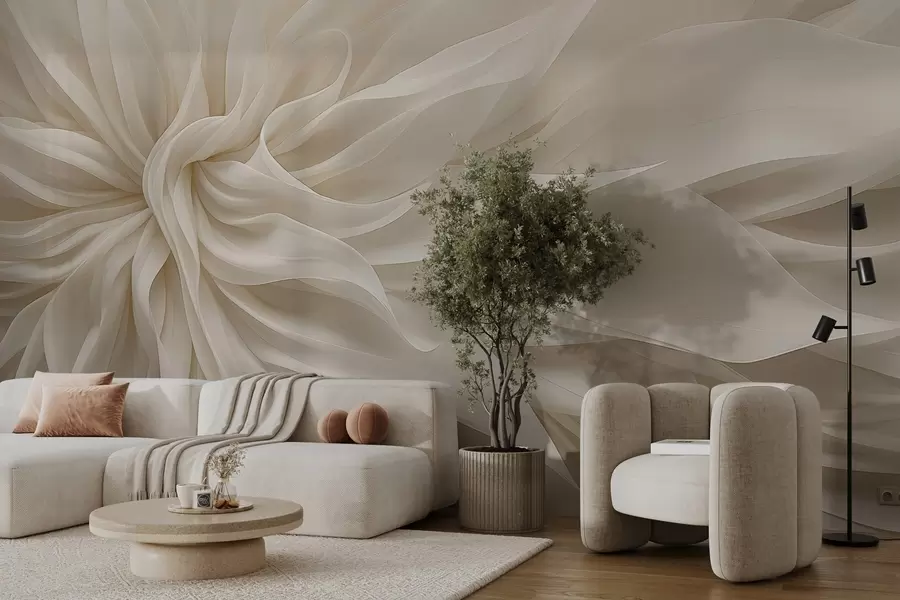 Fototapeta Jedwabne płatki światła w05050