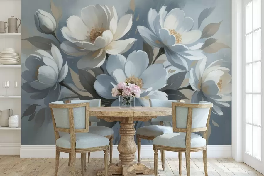 Fototapeta Akwarelowy bujny bukiet w05051