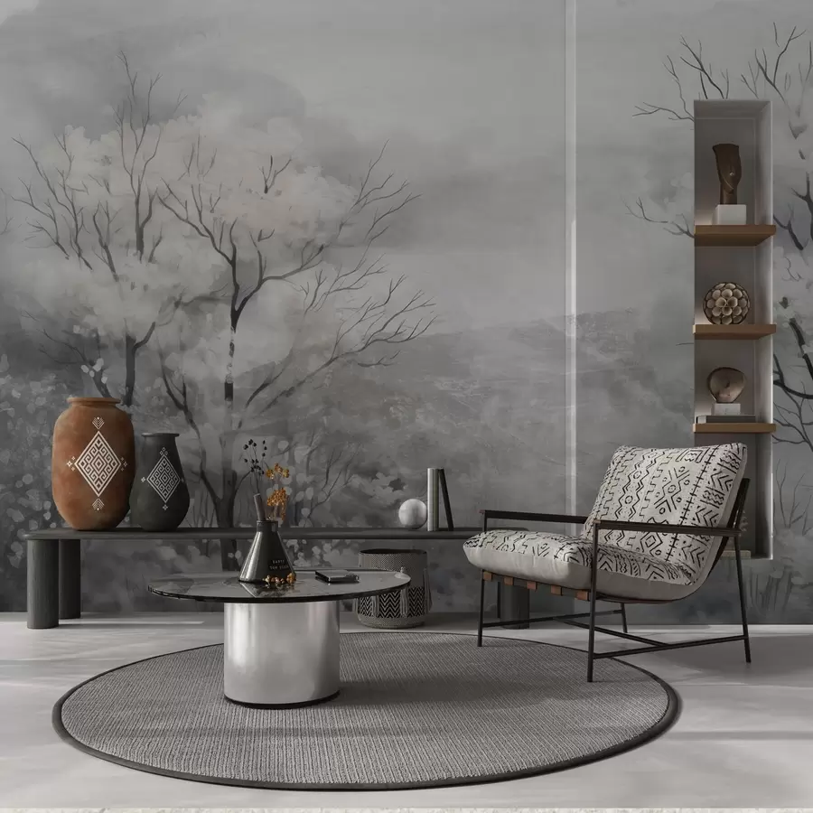 Fototapeta Lekki oddech drzew w05054