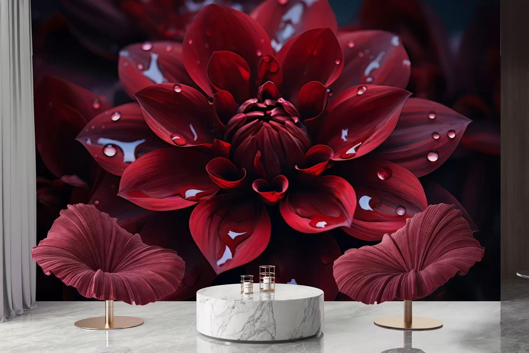 Fototapeta Soczysty chryzantema w05057