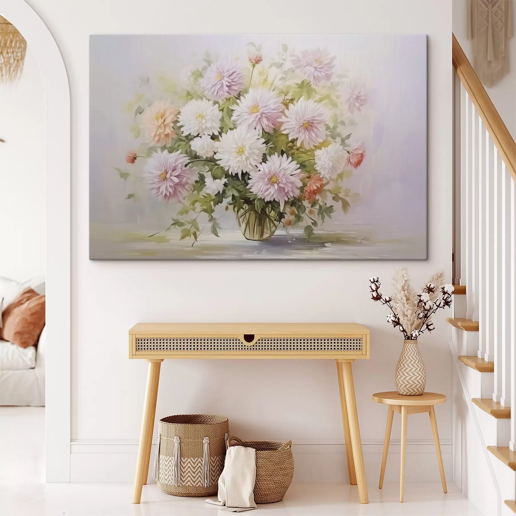 Obraz Chryzantemy w doniczce s47154