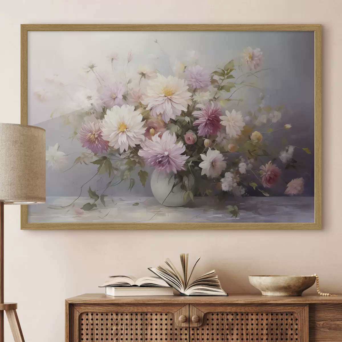 Plakat Kwiaty w wazonie f47155