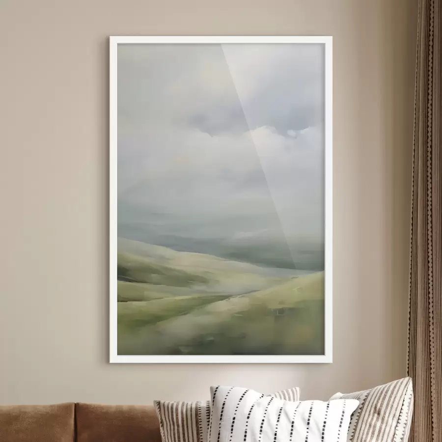 Fototapeta Pole na tle chmur f47243