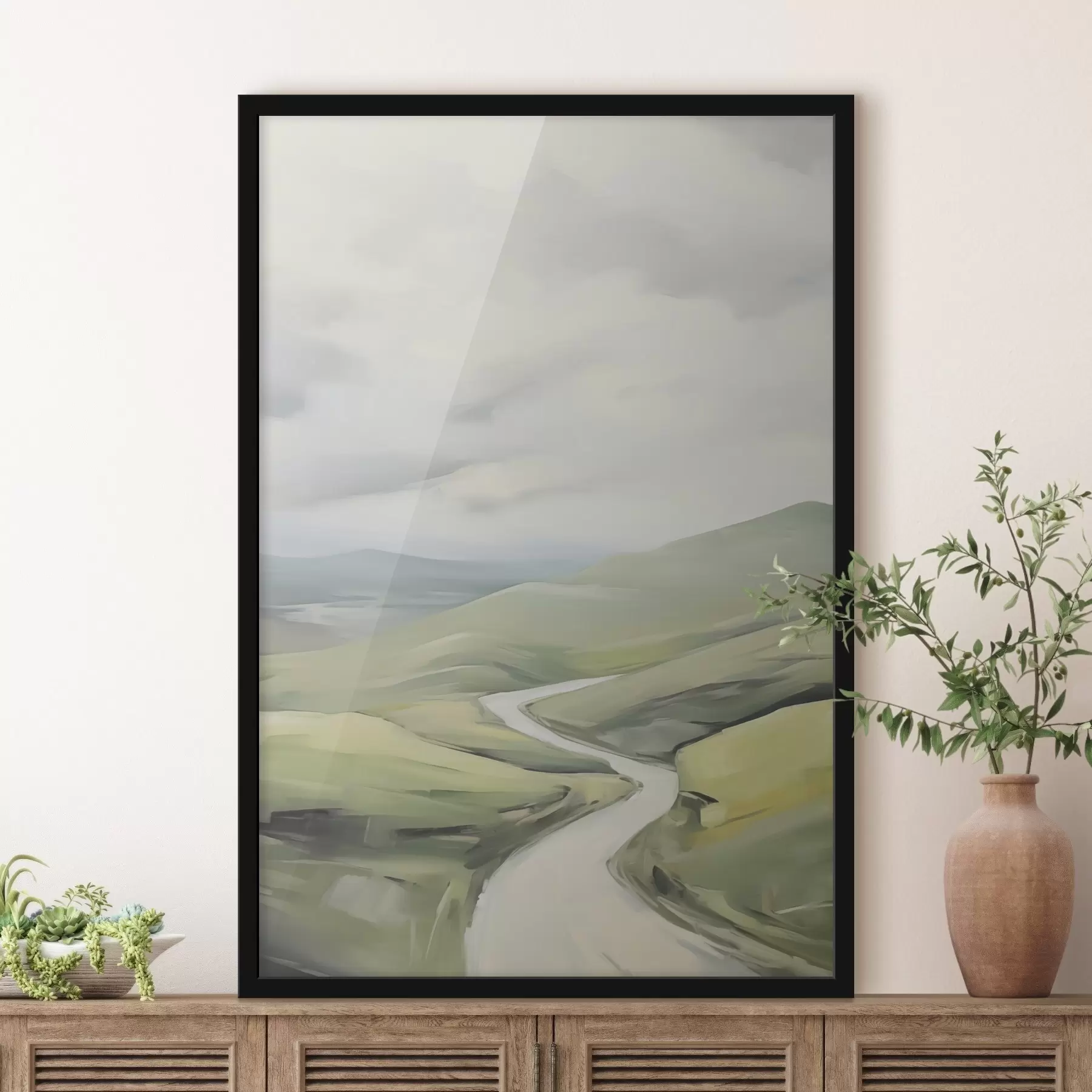 Fototapeta Droga na polu f47244