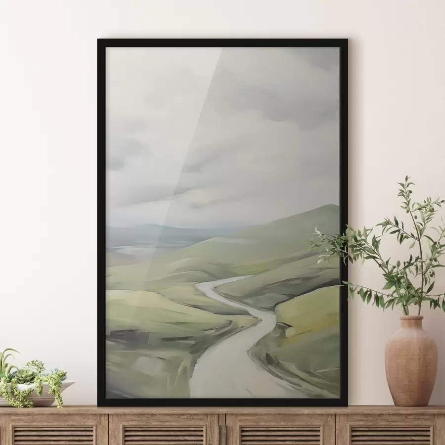 Fototapeta Droga na polu f47244