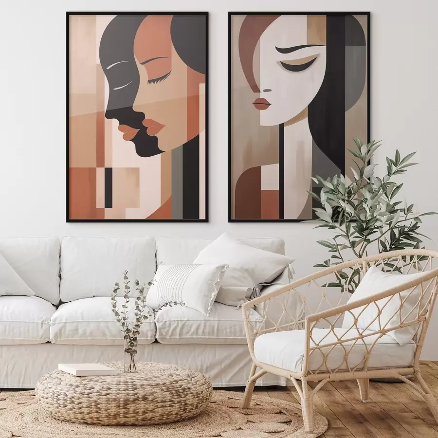 Fototapeta Abstrakcyjne twarze d00847