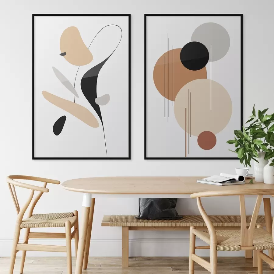 Fototapeta Abstrakcyjna kompozycja geometryczna d00908