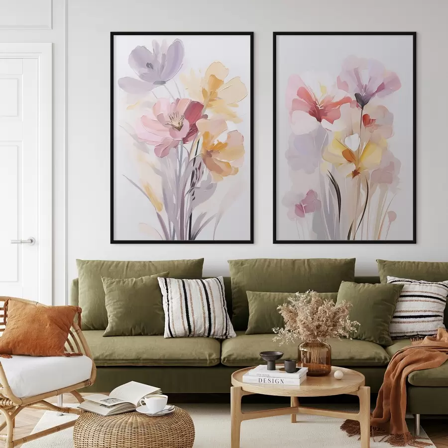 Fototapeta Abstrakcyjny bukiet kwiatów d00910