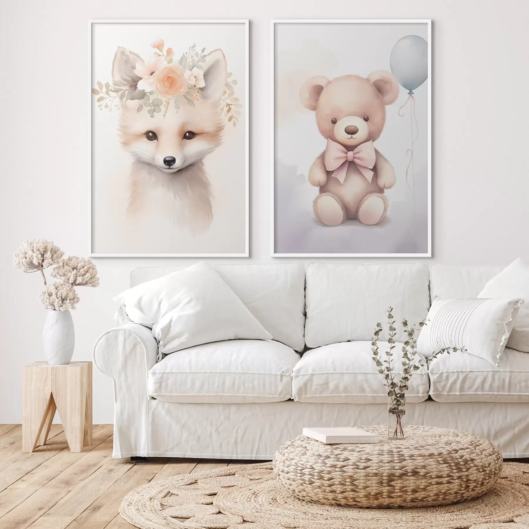 Fototapeta Lis i niedźwiedź d00921