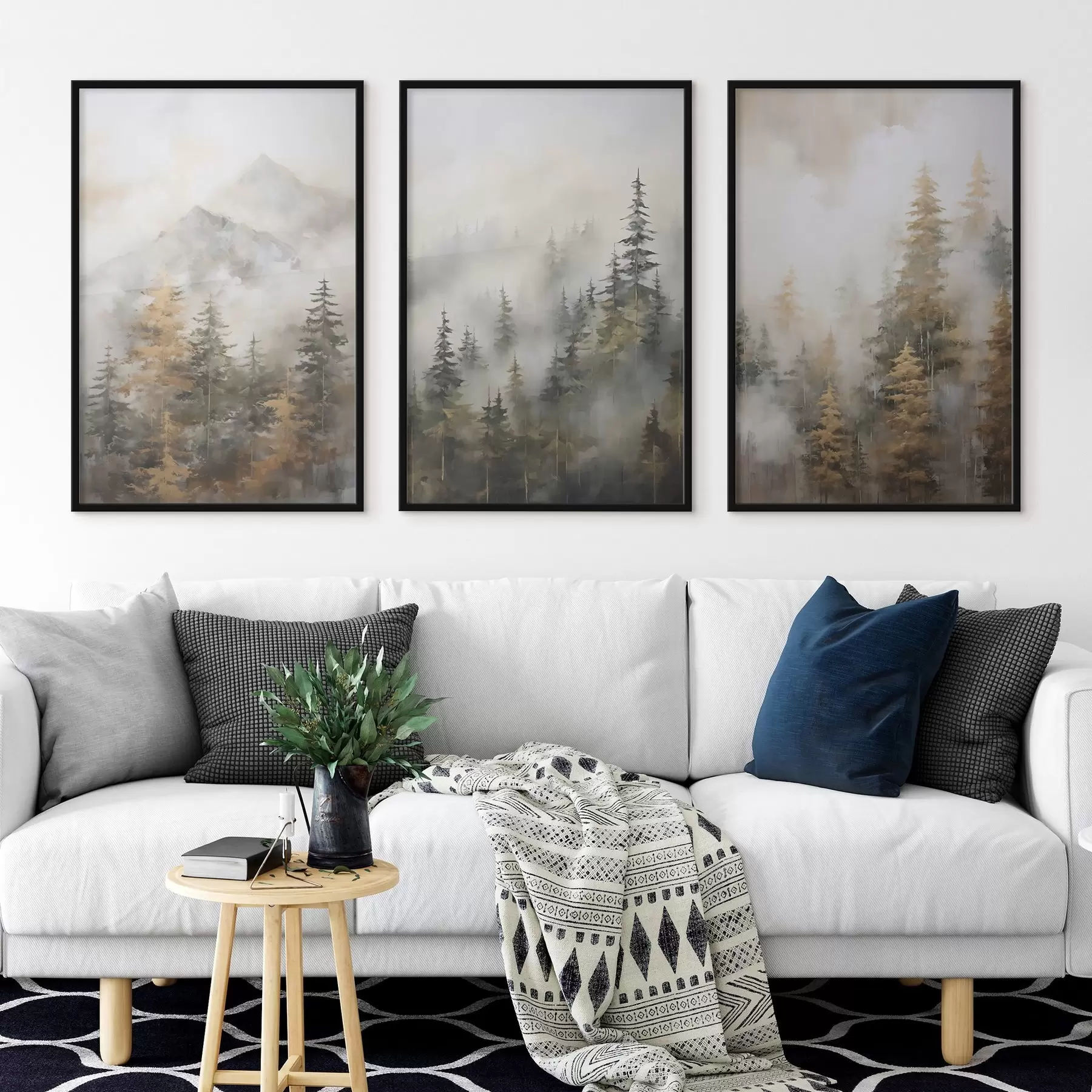 Fototapeta Leśna imitacja malarstwa d00996