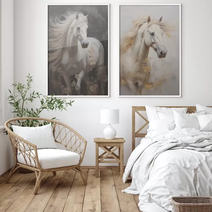 Fototapeta Imitacja malowania konia d01000