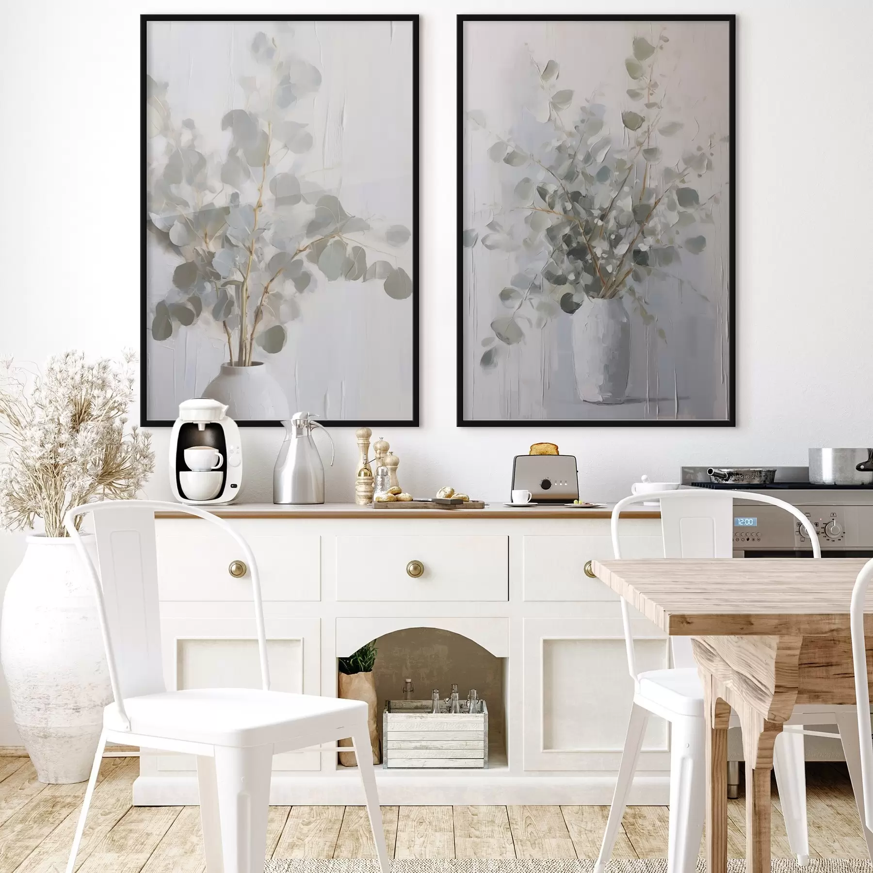 Fototapeta Gałązki w wazonie – imitacja obrazu d01020