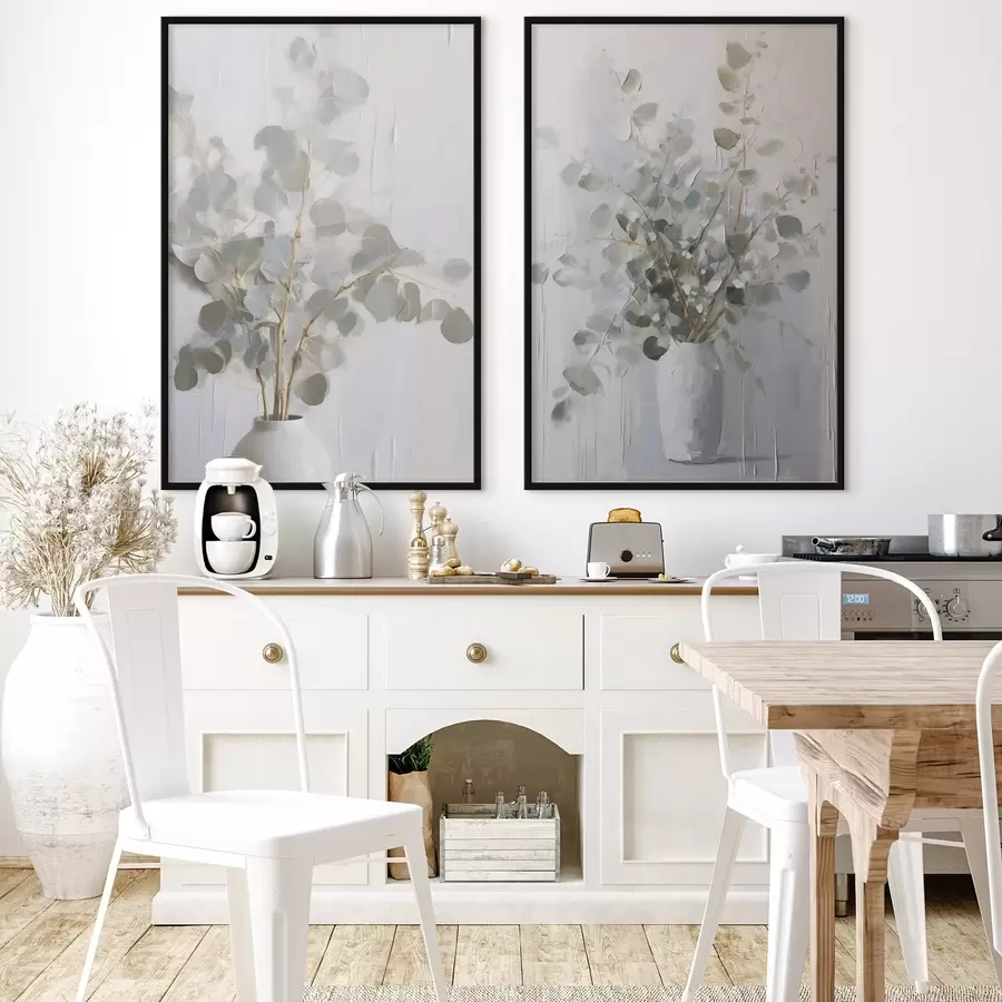 Fototapeta Gałązki w wazonie – imitacja obrazu d01020