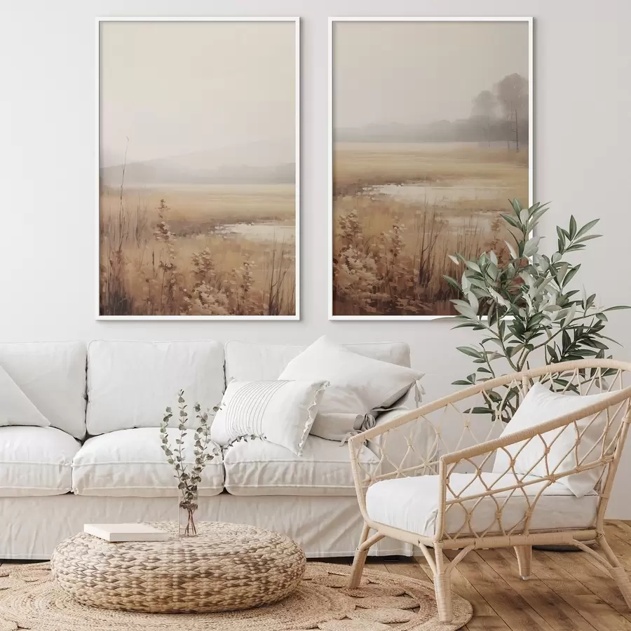 Fototapeta Suszone kwiaty na polu d01053