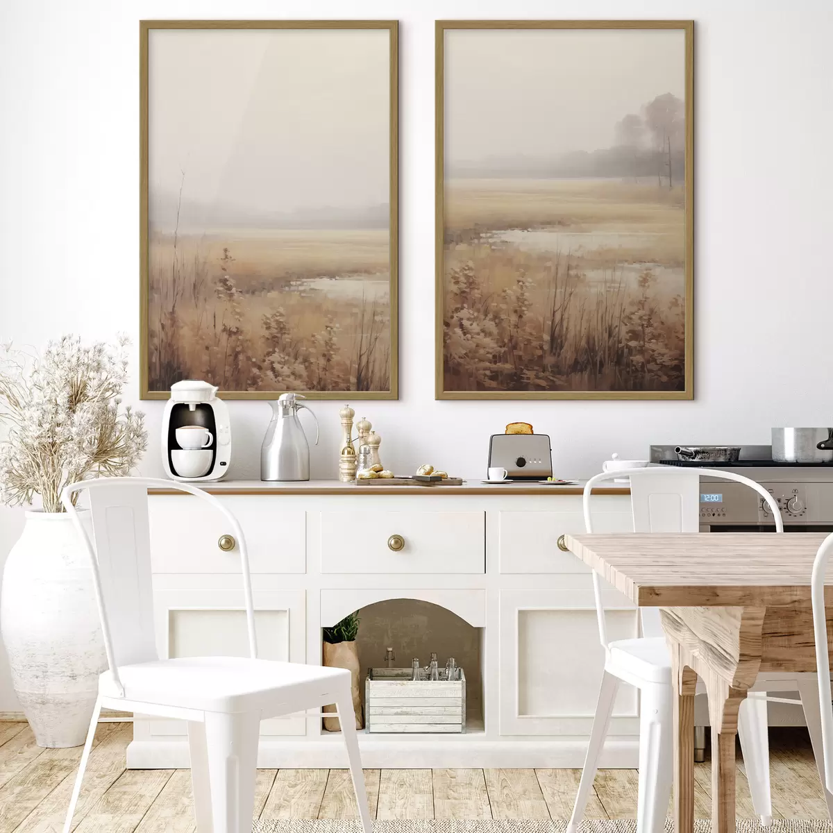 Plakat Suszone kwiaty na polu d01053