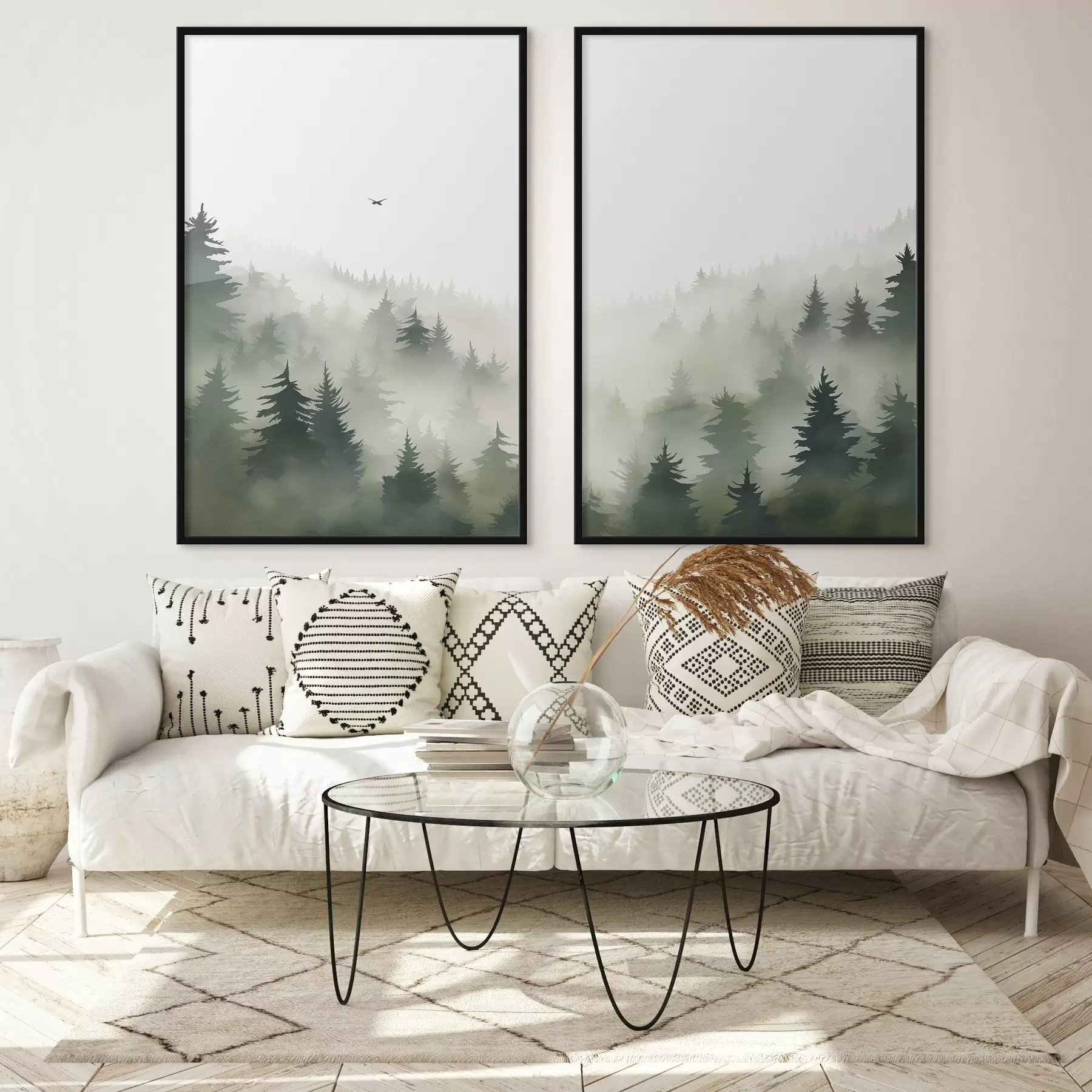 Fototapeta Mglisty las d01061