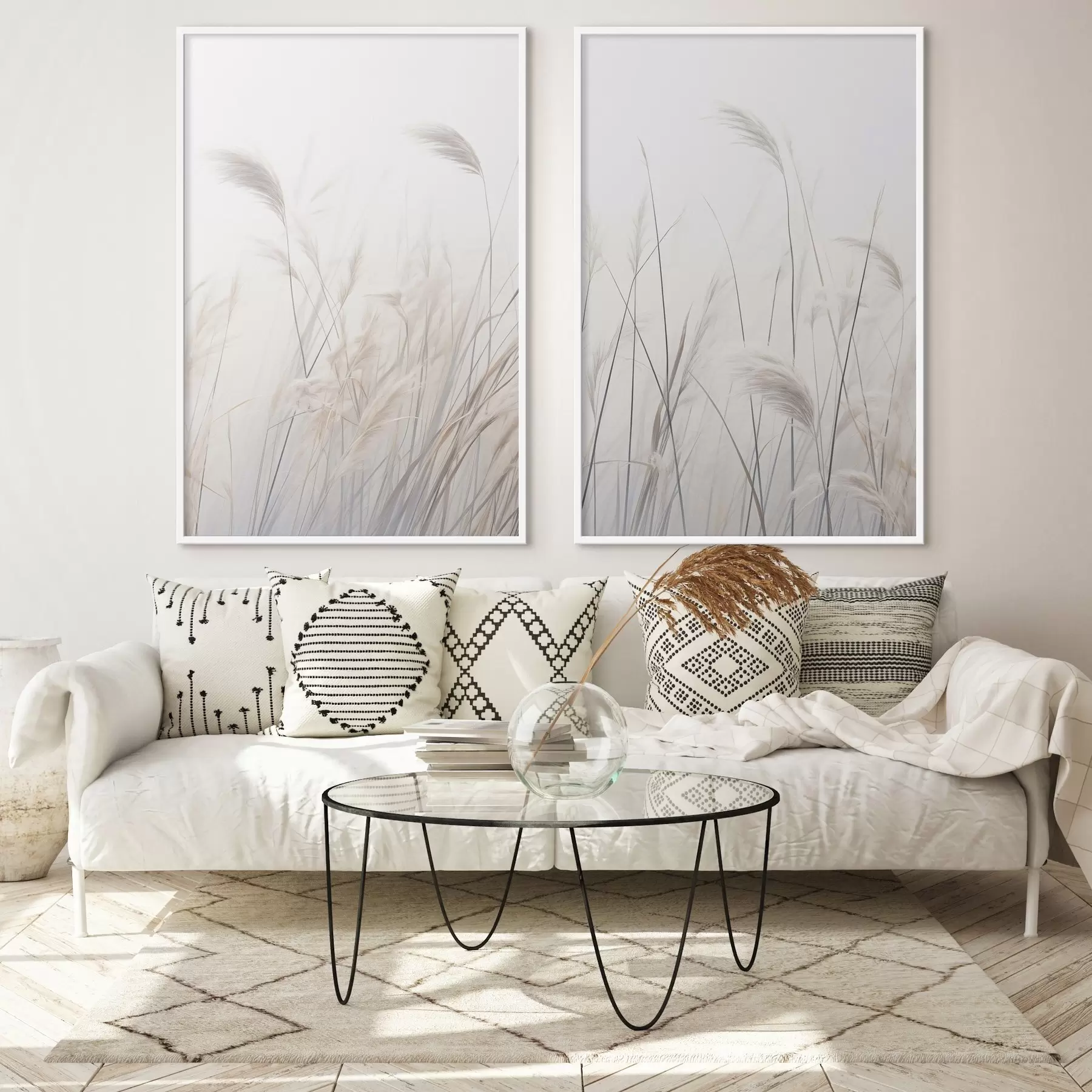 Fototapeta Delikatne rośliny na jasnym tle d01065