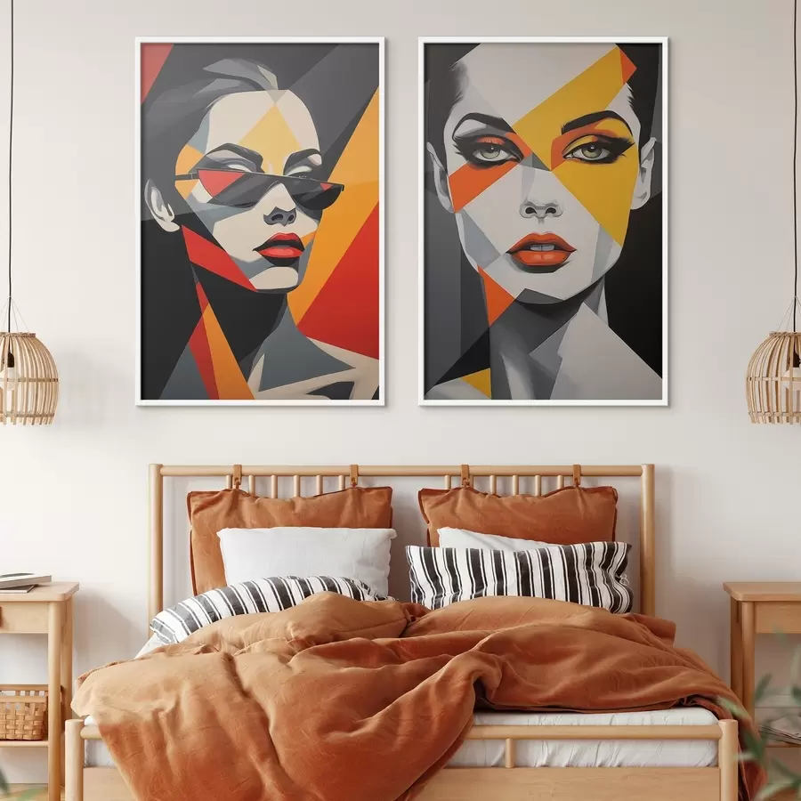 Fototapeta Abstrakcyjne portrety d01077