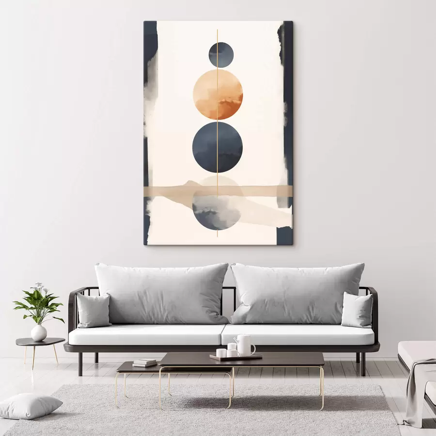 Obraz Abstrakcja z kulami s47101