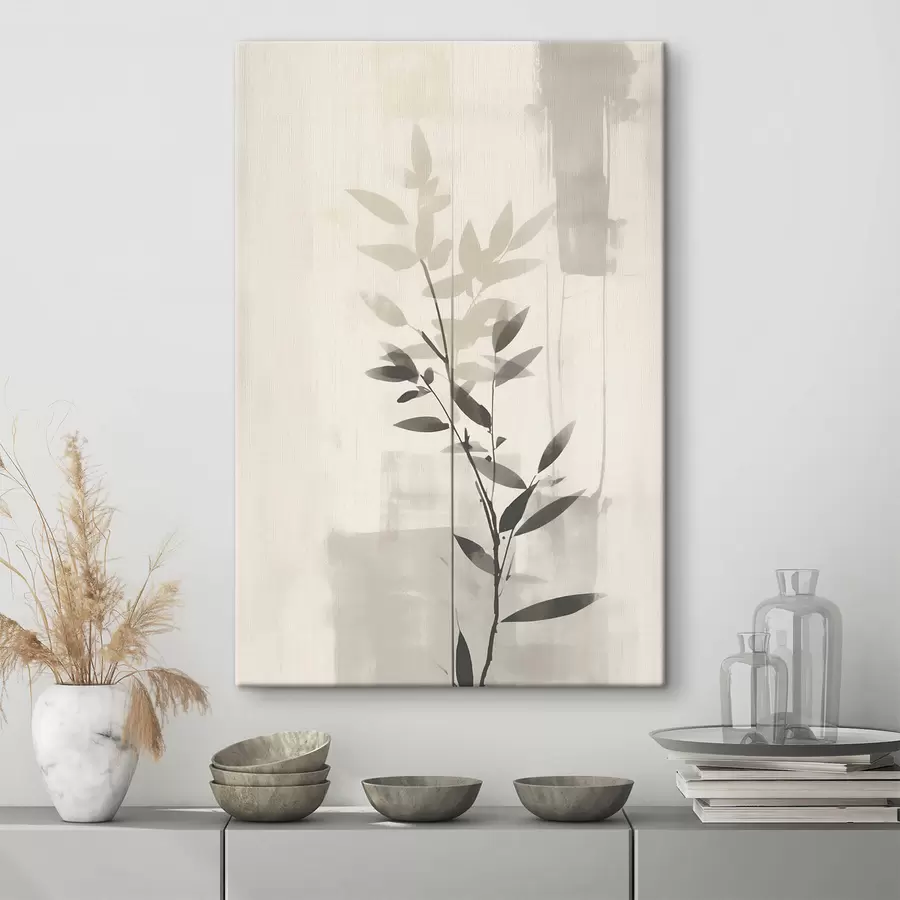 Obraz Abstrakcyjne gałęzie liści s47102