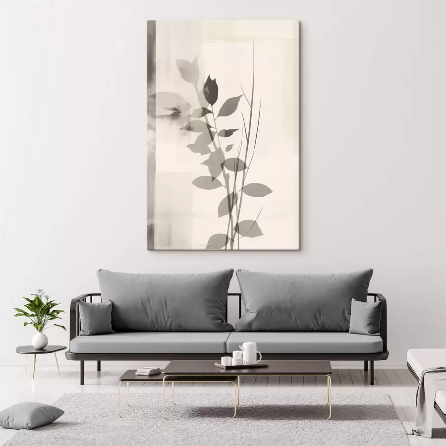 Obraz Abstrakcyjne gałęzie liści s47103