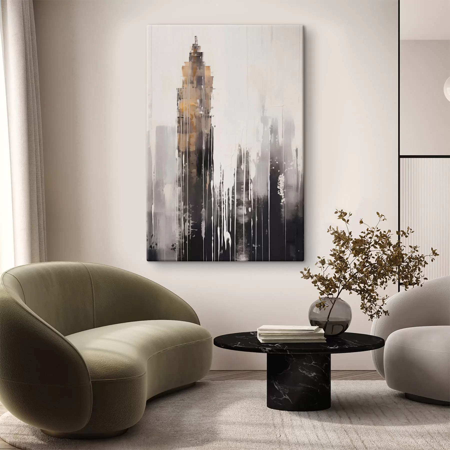 Obraz Abstrakcyjny wieżowiec s47254