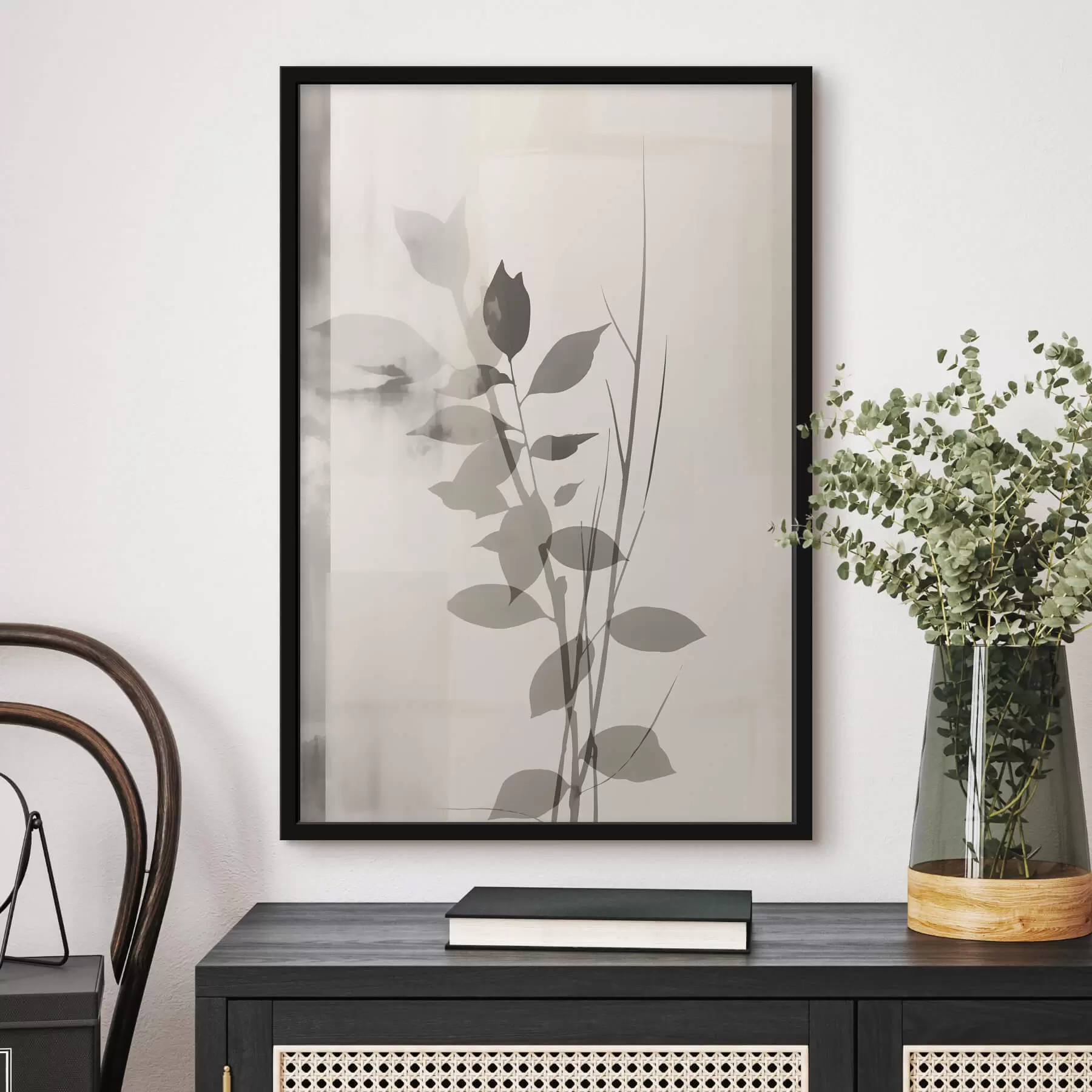 Fototapeta Abstrakcyjne gałęzie liści f47103