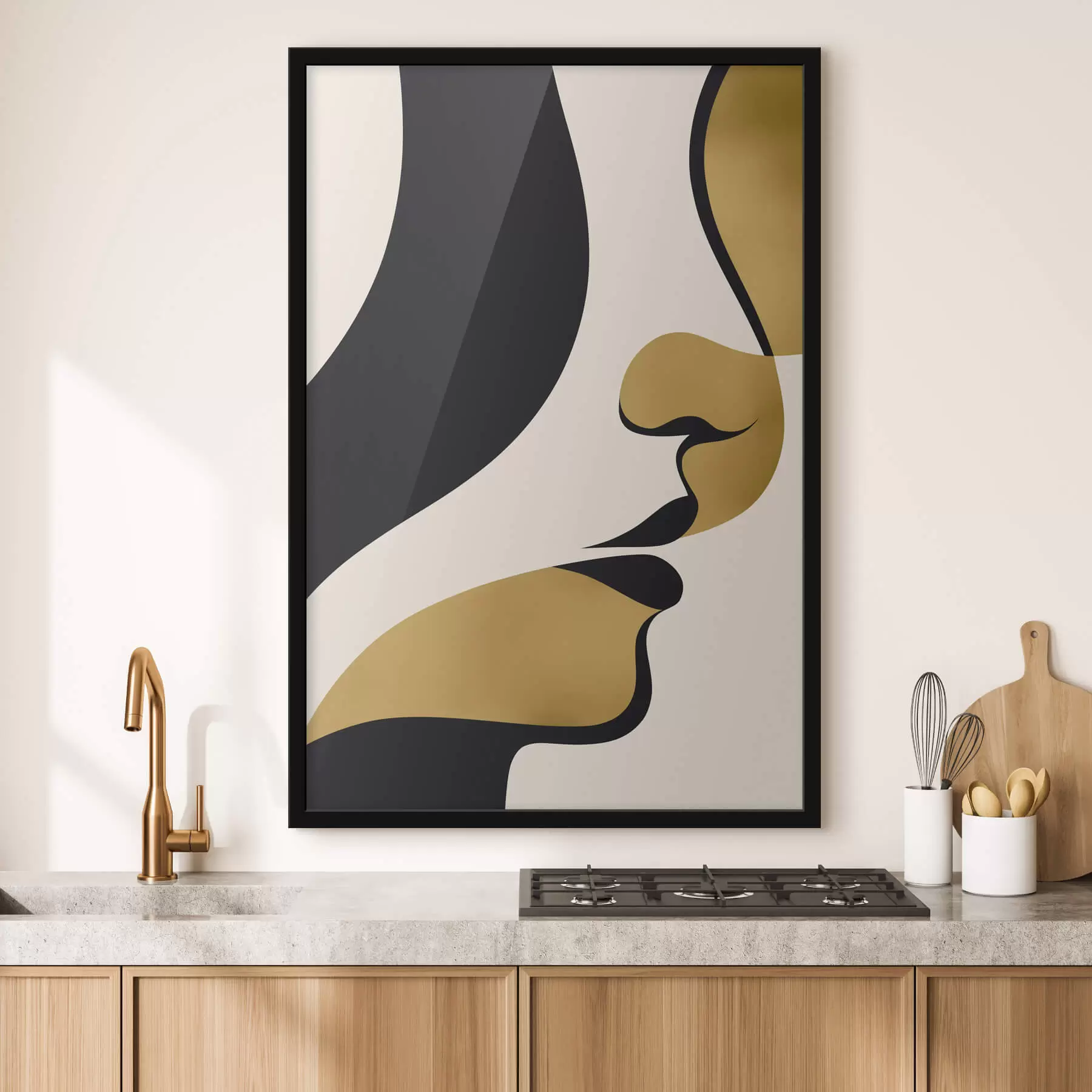 Fototapeta Abstrakcyjna sylwetka twarzy f47251