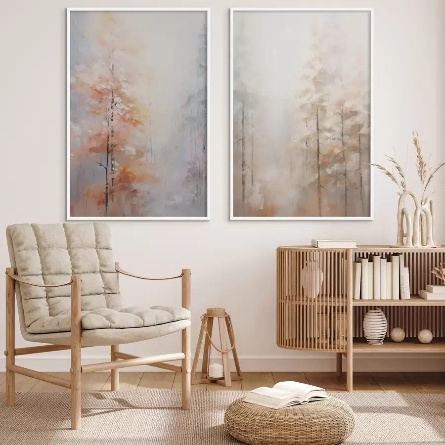 Fototapeta Jesienny las – obraz imitujący naturę d00833