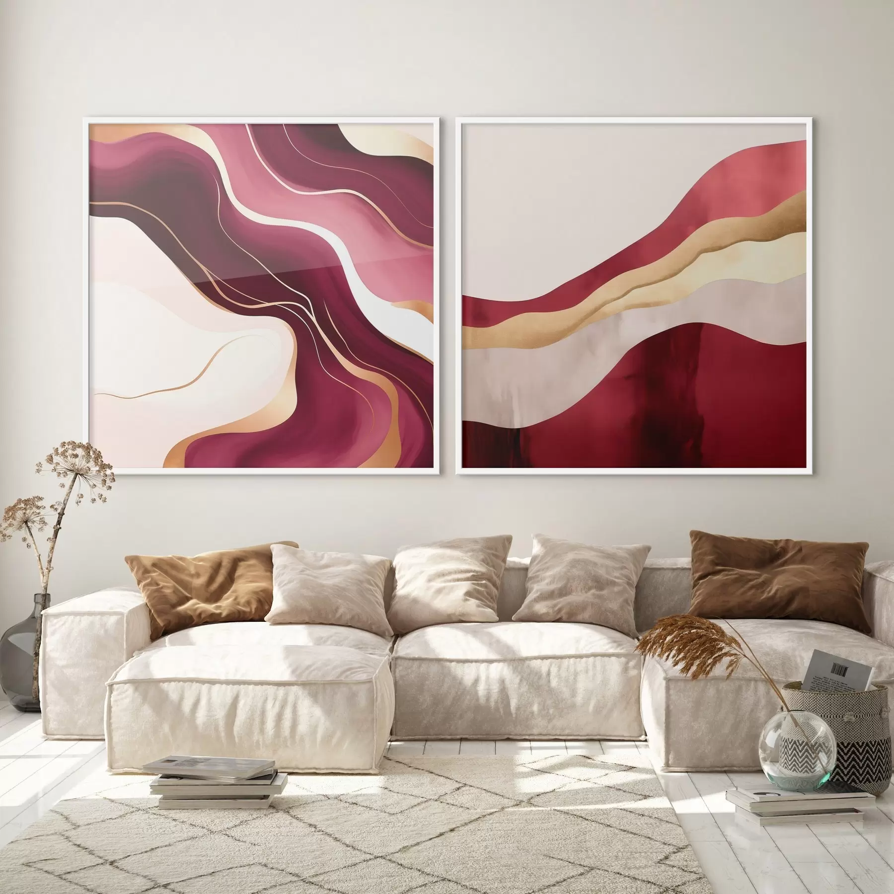 Fototapeta Falista abstrakcja, bogate odcienie d00903