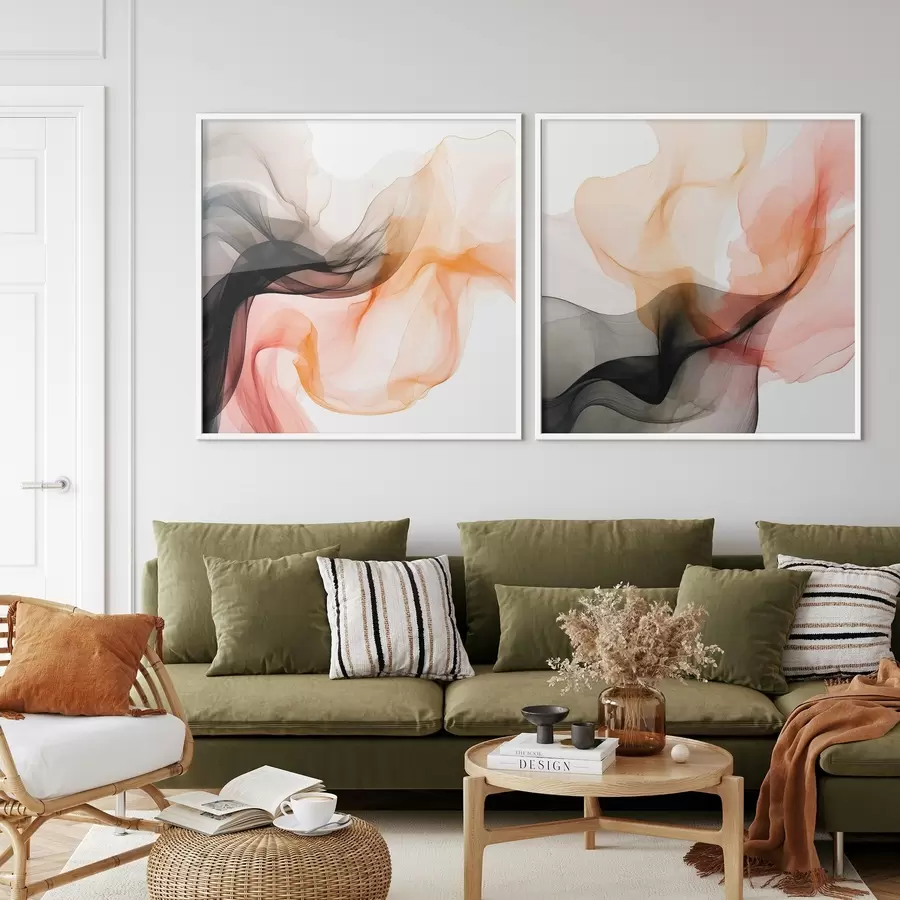 Fototapeta Energia pomarańczowego i czarnego d00904