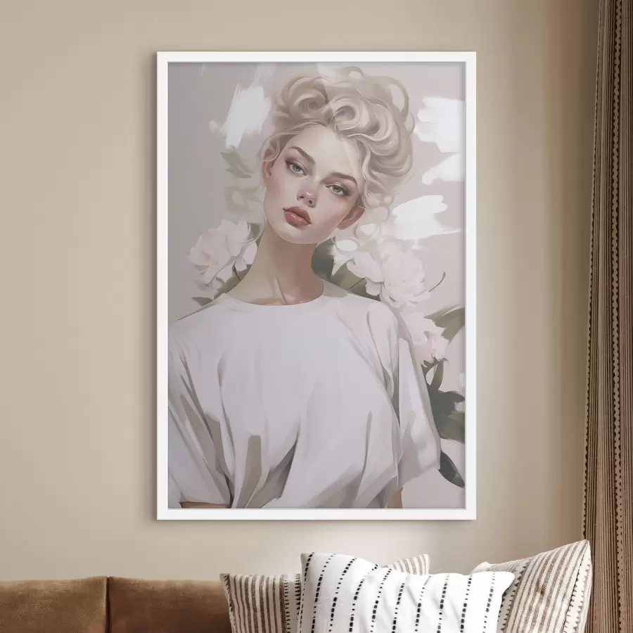 Fototapeta Portret dziewczyny w koszulce f47340