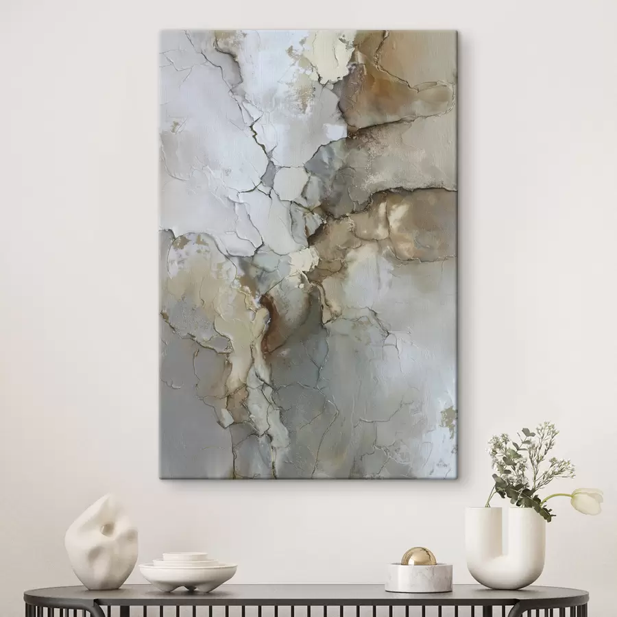 Obraz imitacja abstrakcyjnej tekstury z pęknięciami s47118