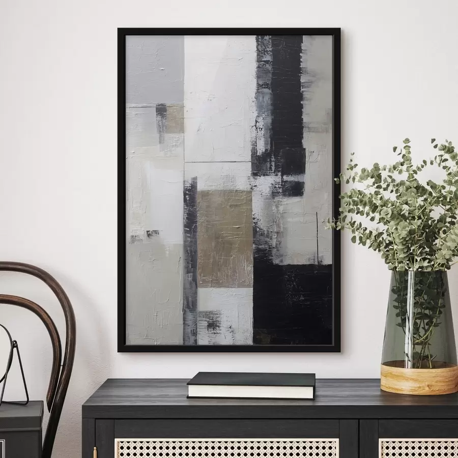 Fototapeta współczesna abstrakcja w kontrastujących kolorach f47133