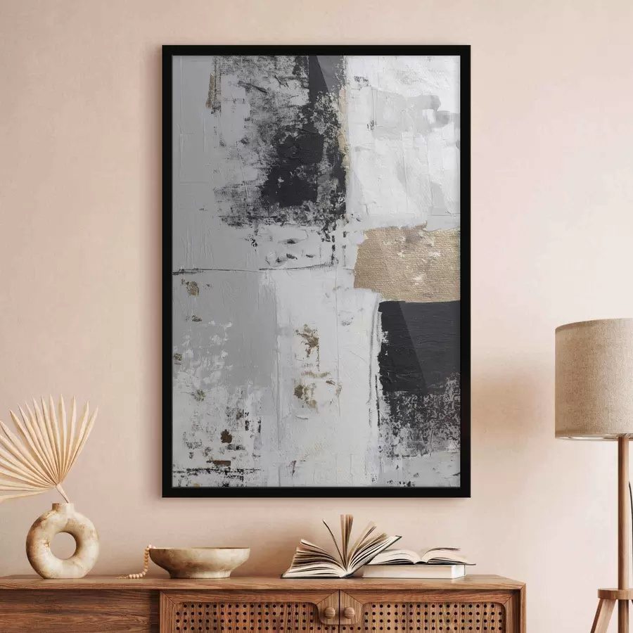 Fototapeta współczesna abstrakcja w kontrastujących kolorach f47134